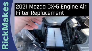 2021 Mazda CX-5 Engine Air Filter Replacement