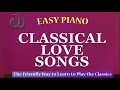 Easy Piano Classical Love Songs sheet music book demonstration from Walkercrest