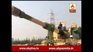 PM N aredra Modi rides k9 vajra tank in Hazira Surat