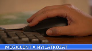 Megjelent a nyilatkozat