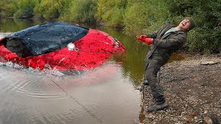 Found a Lamborghini Underwater While Magnet Fishing!