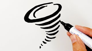 How to Draw a Tornado