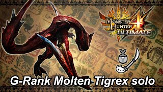 MH4U G3★ Molten Tigrex solo (Insect Glaive) - 5'47''60