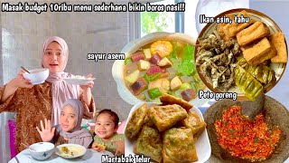 MENU SEDERHANA BIKIN BOROS NASI‼️Budget 10ribu