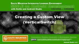 Android 07A - Creating a Custom View (VerticalSwitch)