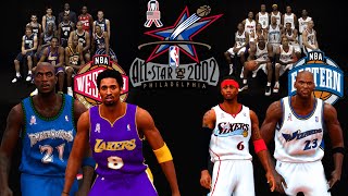 2002 NBA All-Star Game Philadelphia (Full Game) [NBA 2K20 Modded]