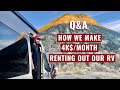 How we make $4k per month renting out our RV + Top 5 Money-Making Tips