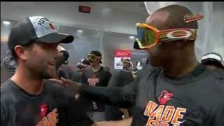 The Orioles celebrate 2016 playoff berth