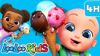 Playtime & Learning - S2EP77 - 4 Hour Kids Songs - LooLoo Kids Songs for Kids