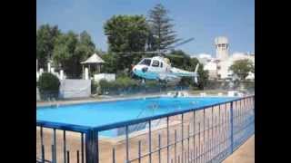 Helicóptero reabastece agua nas piscinas de S. Brás de Alportel  para combate a incêndio