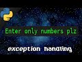 Python exception handling ⚠️