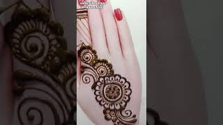 5 अंक से आसान तरीके से मेहंदी लगाना सीखें 😱😲 easy trick mehndi design #shorts #easymehndidesign