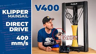 FLSUN V400 | KLIPPER ab Werk! SCHNELLSTER Fertig 3D Drucker?!