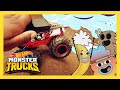 MONSTER TRUCKS AND CARTOON NETWORK TEAM UP | Monster Trucks | @HotWheels