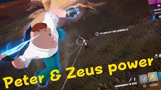 Peter and Zeus power Thunderbolt (lightning) #Fortnite