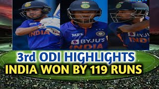 India vs West Indies 3rd ODI 2022 HIGHLIGHTS | WI Vs IND