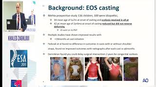 ESA 2021 Casting in early onset scoliosis