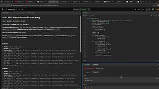 Leetcode easy problem 2670. Find the Distinct Difference Array | devops python practice