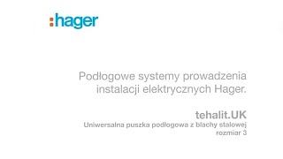 Tehalit.UK System kanałów stosowanych w wylewkach betonowych