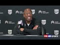 kings coach mike brown makes a point 26 times following 44 point win over the jazz