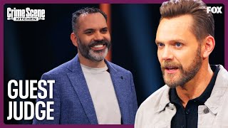 Joel McHale Introduces the Creator of Cronuts As the Guest Judge | Crime Scene Kitchen