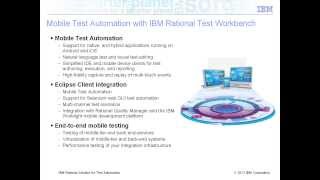 Copy of Test Automation of Mobile Application using Rational Test Workbench RTW)