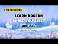 Learn Korean While You Sleep | For Beginners | Korean Podcast | 자면서 배우는 한국어 | Korean To Go 한국어 공부혜영