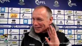 CaleyjagsTV: John Hughes post match interview v Dundee, 04/04/2015