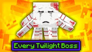 Minecraft Cave Factory | BATTLING EVERY TWILIGHT FOREST BOSS! #17 [Modded Questing Stoneblock]
