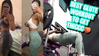 BEST GLUTE WORKOUT TO GET THICK at Planet Fitness | LOVEEMANDA