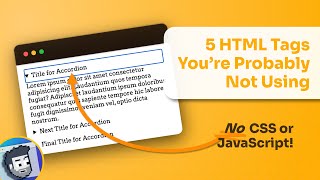 5 HTML Tags You’re Probably Not Using