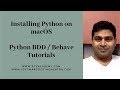 Installing Python and PIP on MACOS - Python Behave tutorial