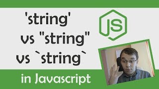 Details about declaring a string in Javascript (2019)