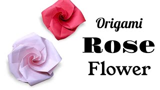 How to make a paper Rose - easy origami rose