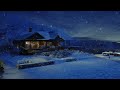 dark screen blizzard snow storm wind sounds snowy cabin mountain ambience