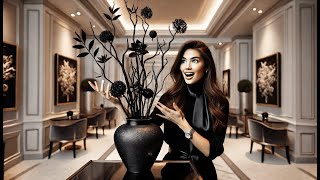 🌿 Best Black Branches for Vases | FeiLix 10PCS Lifelike Curly Dried Artificial Twigs 🌱