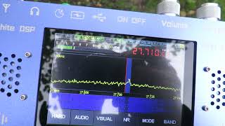 Malachite SDR V4 clone receiving Brazil on 11 meter band