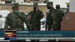 Murder of social leaders continues in Colombia