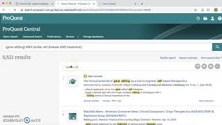 Proquest Central Tutorial