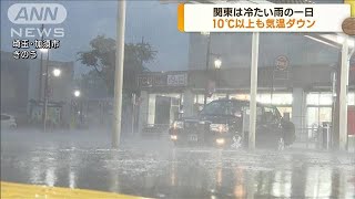 関東は冷たい雨の一日　10℃以上も気温ダウン(2023年5月23日)