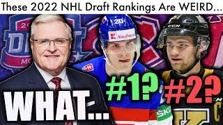 Bob McKenzie's Final NHL Draft Rankings Are WEIRD... (Slafkovsky OVER Wright?! 2022 Top Habs Rumors)