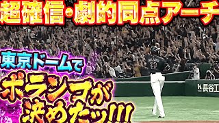 【東京Dで豪快弾】ポランコ『マリーンズファン総立ち “超確信・劇的同点アーチ“』