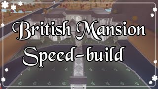 Bloxburg British Mansion Speed Build Exterior
