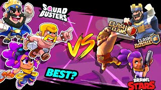 Squad Busters vs Brawl Stars, Clash Royale, Clash of Clans | Supercell’s New Best Game?!
