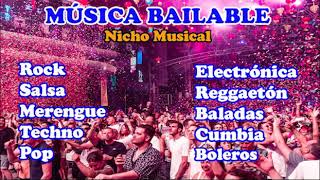 MÚSICA BAILABLE VARIADA 🎧💁👨 🎤 Cumbia, Reggaetón, Techno, Salsa, Rock, Merengue, Pop