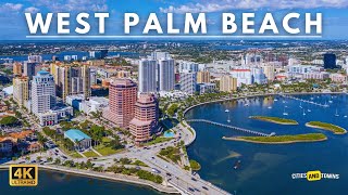 West Palm Beach, Florida 🇺🇸 in 4K Video by Drone - West Palm Beach United States