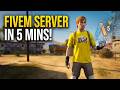 how to make a brand new fivem server in 2026