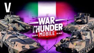 Обзор взвода Италии на 5 ранге в War Thunder Mobile (Fait 6614, M26A1, M109G, Leopard 40/70)