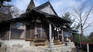 阿品弥山登山　弥山社の長楽寺から眺める展望