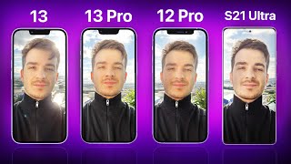 iPhone 13 Pro vs 13 vs 12 Pro vs S21 Ultra - ULTIMATE Camera Comparison